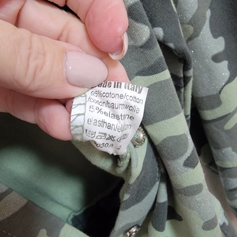 Brand Bazar One Size Camo Jumpsuit with Tie Front - Picture 4 of 5
